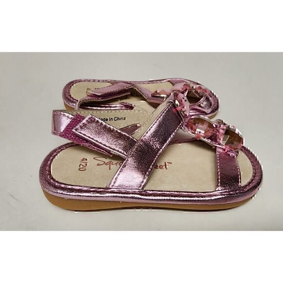 Squeaky Feet/Lanie Cakes Little Girls Sandals Size 4/5 Lots of 4 - Picture 8 of 16